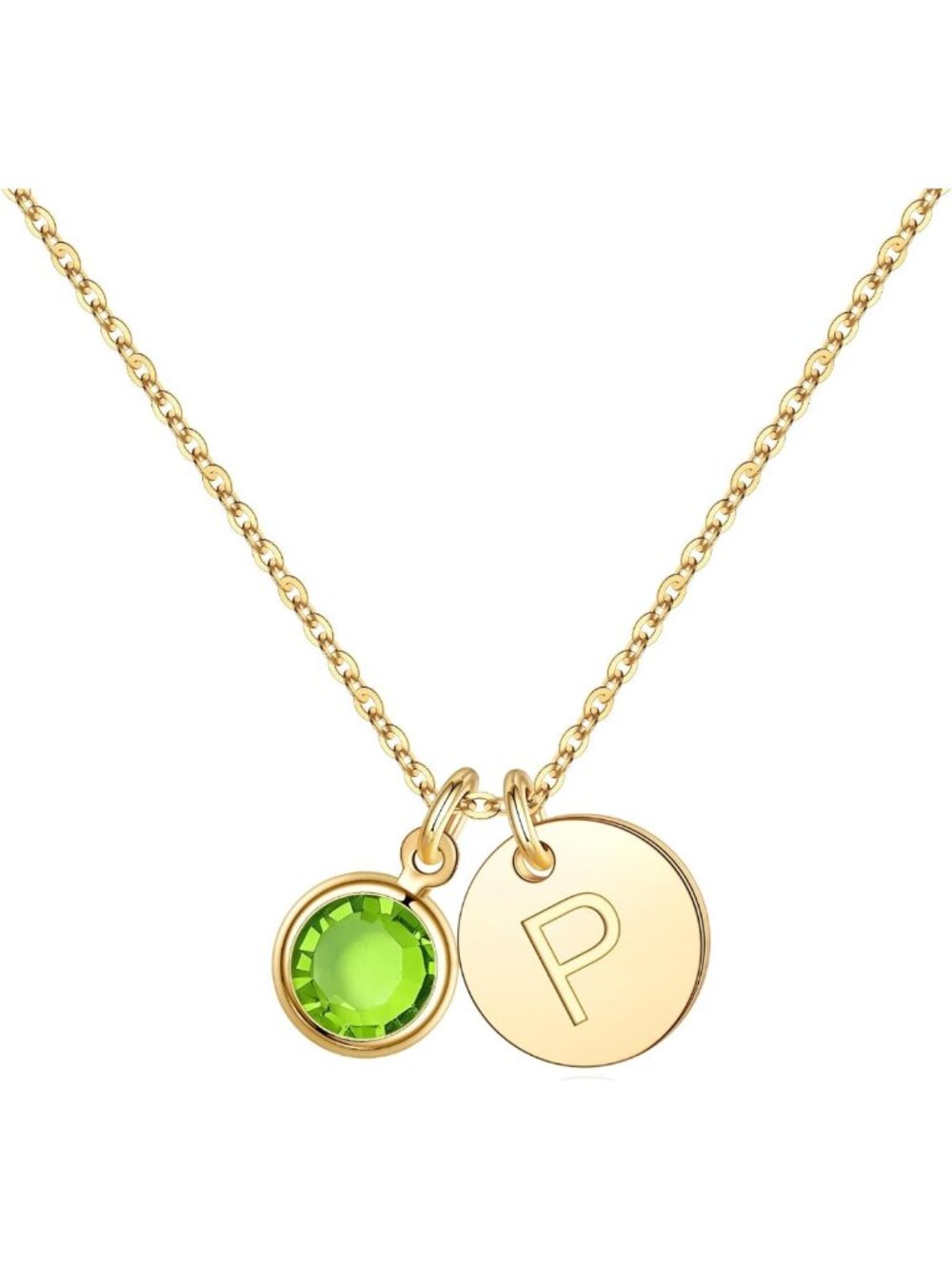 Personalized Birthstone Necklace for Girls & Women - Unique Initial Jewelry Gift